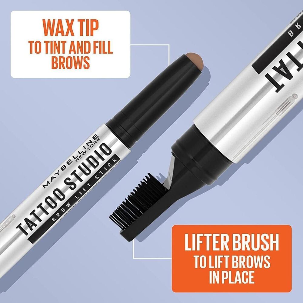 Maybelline New York Tattoo Studio Brow Lift Stick # 250 Blonde New In Box - Picture 6 of 6